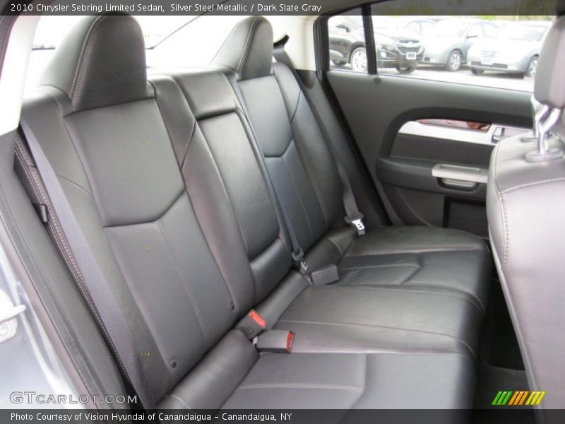 Silver Steel Metallic / Dark Slate Gray 2010 Chrysler Sebring Limited Sedan