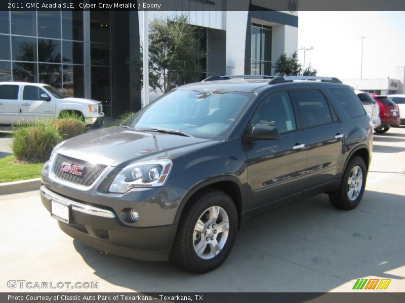 Cyber Gray Metallic / Ebony 2011 GMC Acadia SLE