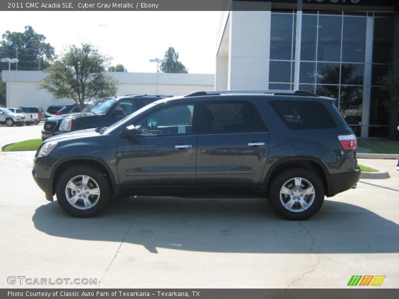 Cyber Gray Metallic / Ebony 2011 GMC Acadia SLE