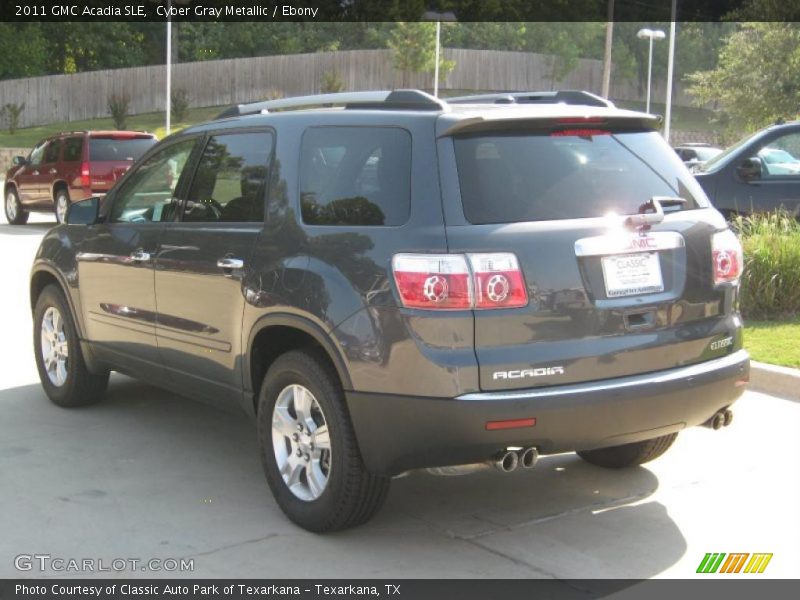 Cyber Gray Metallic / Ebony 2011 GMC Acadia SLE