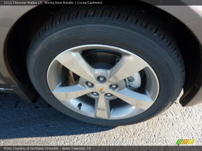 Mocha Steel Metallic / Cocoa/Cashmere 2011 Chevrolet Malibu LT