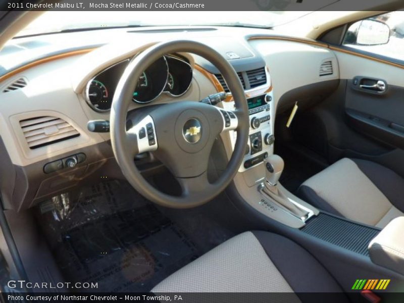 Mocha Steel Metallic / Cocoa/Cashmere 2011 Chevrolet Malibu LT