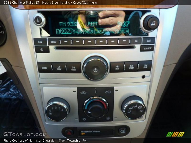 Mocha Steel Metallic / Cocoa/Cashmere 2011 Chevrolet Malibu LT