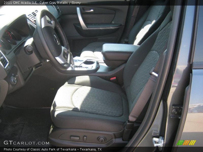  2011 Acadia SLE Ebony Interior