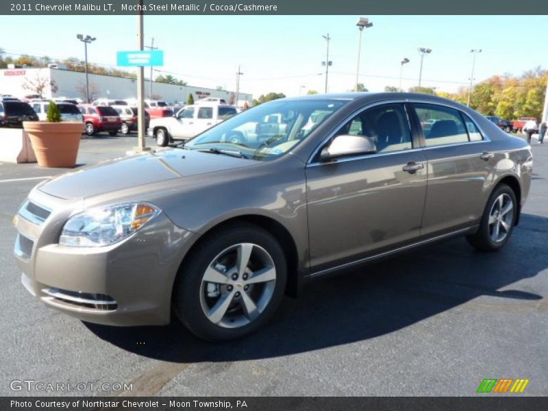 Mocha Steel Metallic / Cocoa/Cashmere 2011 Chevrolet Malibu LT