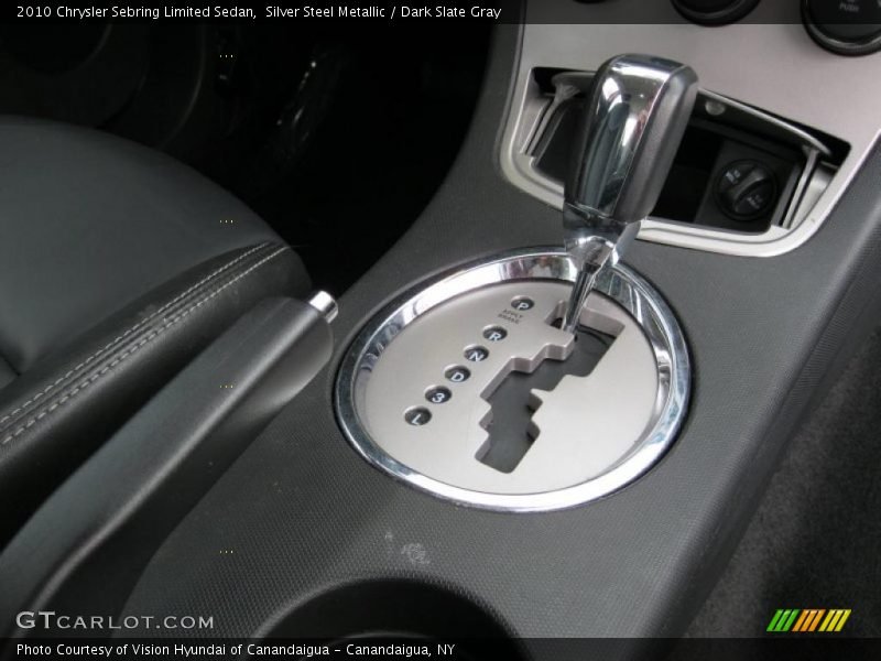 Silver Steel Metallic / Dark Slate Gray 2010 Chrysler Sebring Limited Sedan