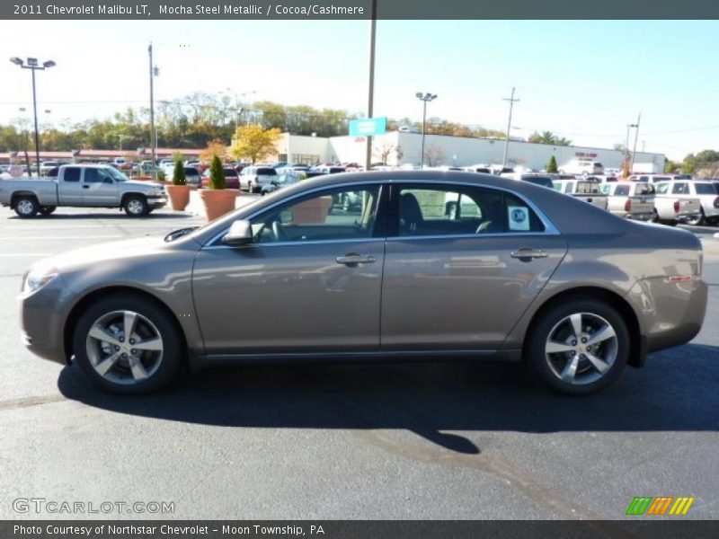 Mocha Steel Metallic / Cocoa/Cashmere 2011 Chevrolet Malibu LT