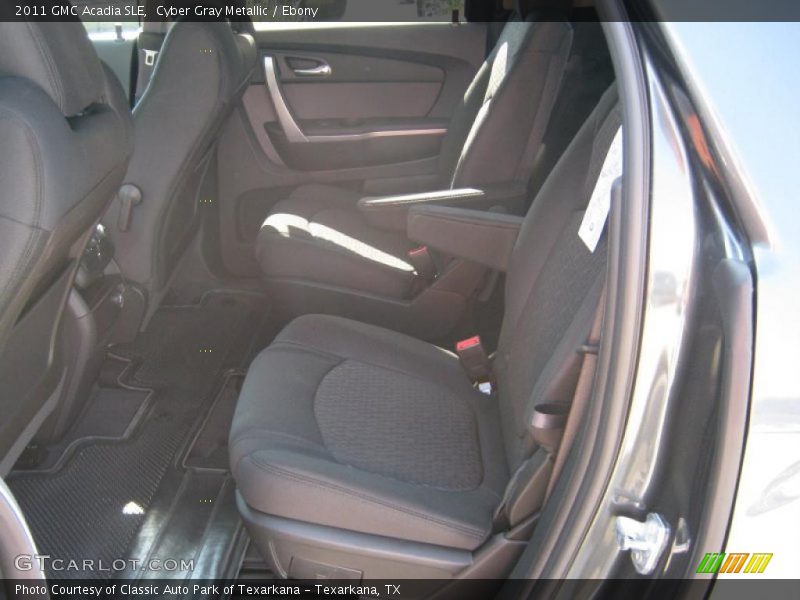  2011 Acadia SLE Ebony Interior