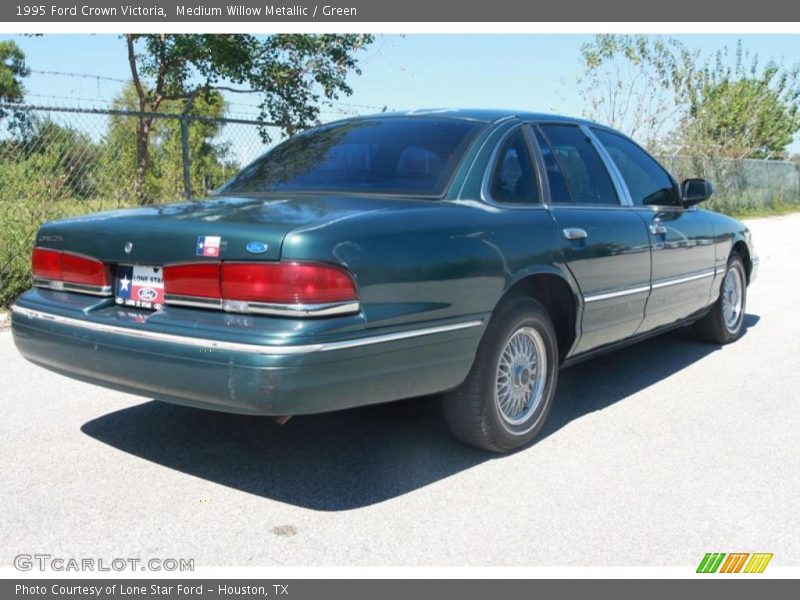 Medium Willow Metallic / Green 1995 Ford Crown Victoria