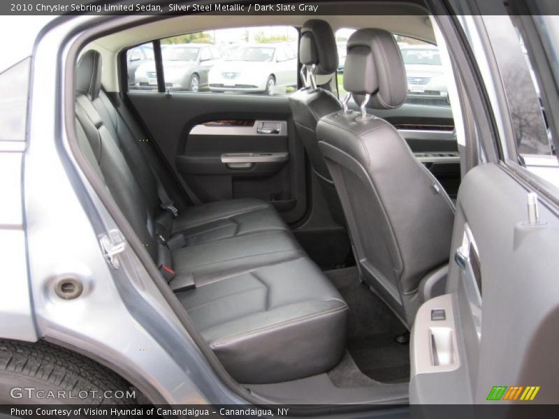 Silver Steel Metallic / Dark Slate Gray 2010 Chrysler Sebring Limited Sedan
