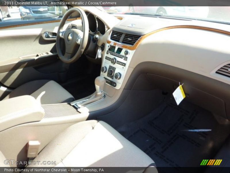 Mocha Steel Metallic / Cocoa/Cashmere 2011 Chevrolet Malibu LT