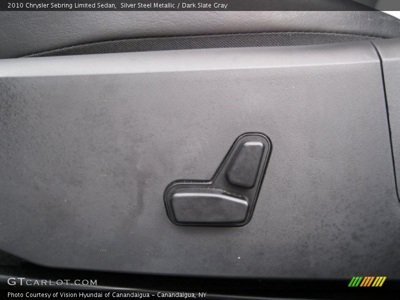 Silver Steel Metallic / Dark Slate Gray 2010 Chrysler Sebring Limited Sedan