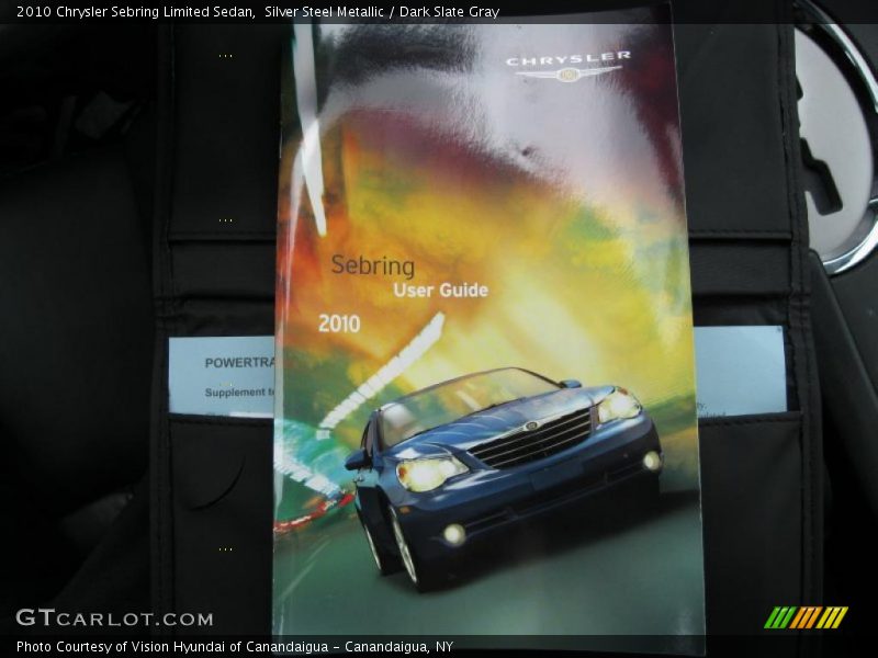 Silver Steel Metallic / Dark Slate Gray 2010 Chrysler Sebring Limited Sedan