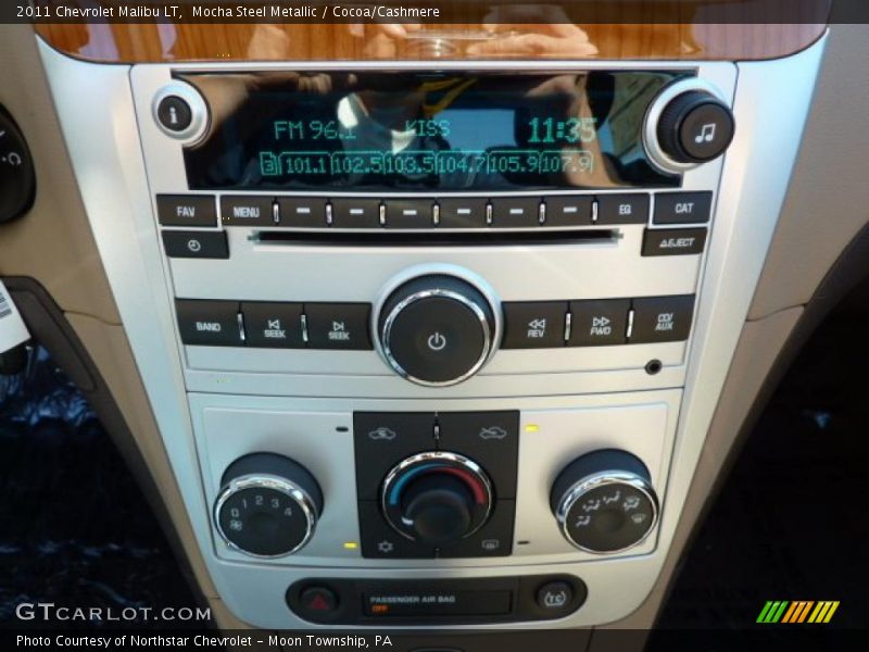 Mocha Steel Metallic / Cocoa/Cashmere 2011 Chevrolet Malibu LT