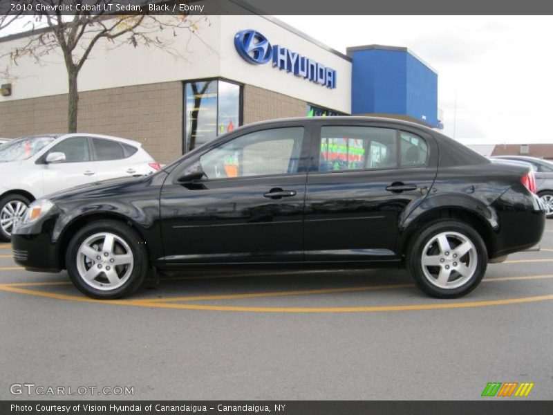 Black / Ebony 2010 Chevrolet Cobalt LT Sedan