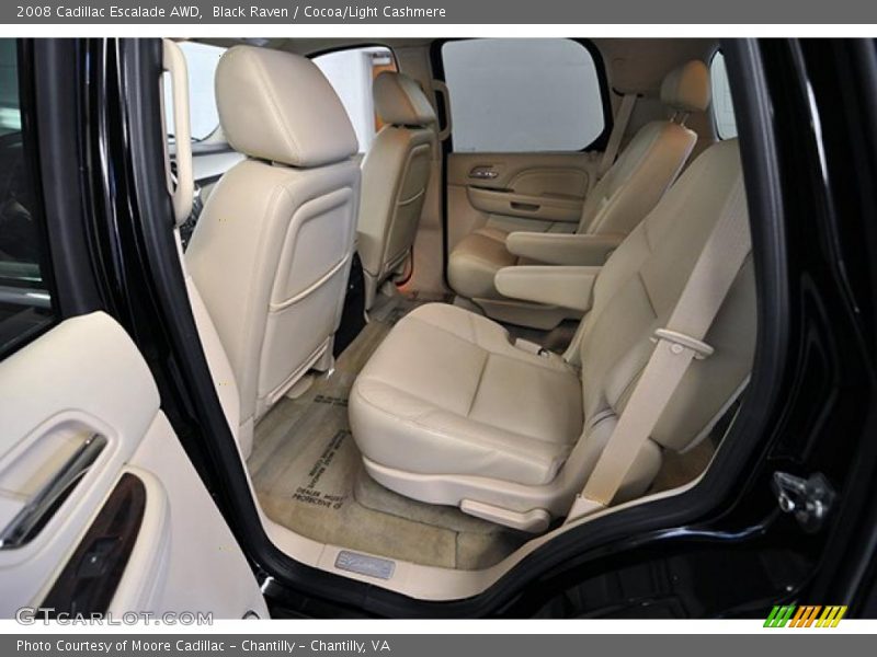 Black Raven / Cocoa/Light Cashmere 2008 Cadillac Escalade AWD