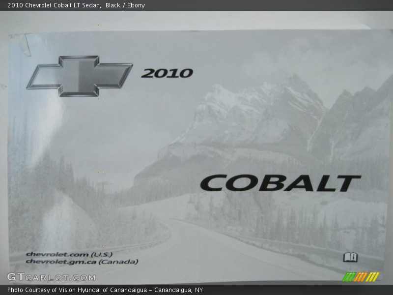Black / Ebony 2010 Chevrolet Cobalt LT Sedan