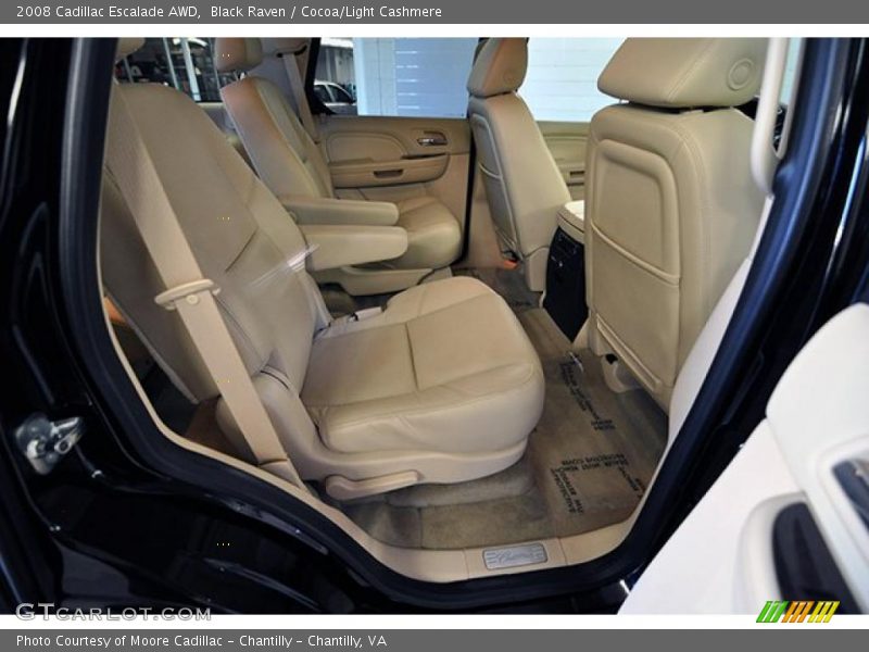 Black Raven / Cocoa/Light Cashmere 2008 Cadillac Escalade AWD
