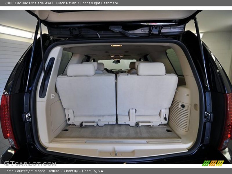 Black Raven / Cocoa/Light Cashmere 2008 Cadillac Escalade AWD