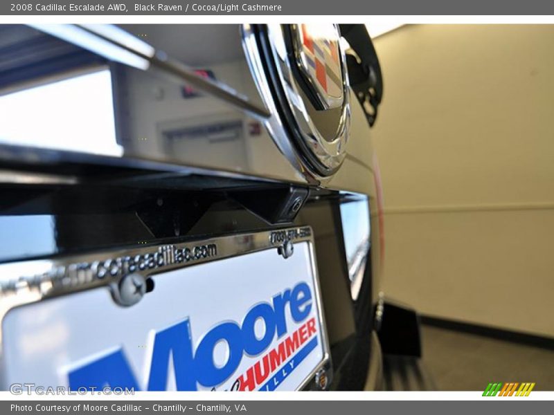 Black Raven / Cocoa/Light Cashmere 2008 Cadillac Escalade AWD