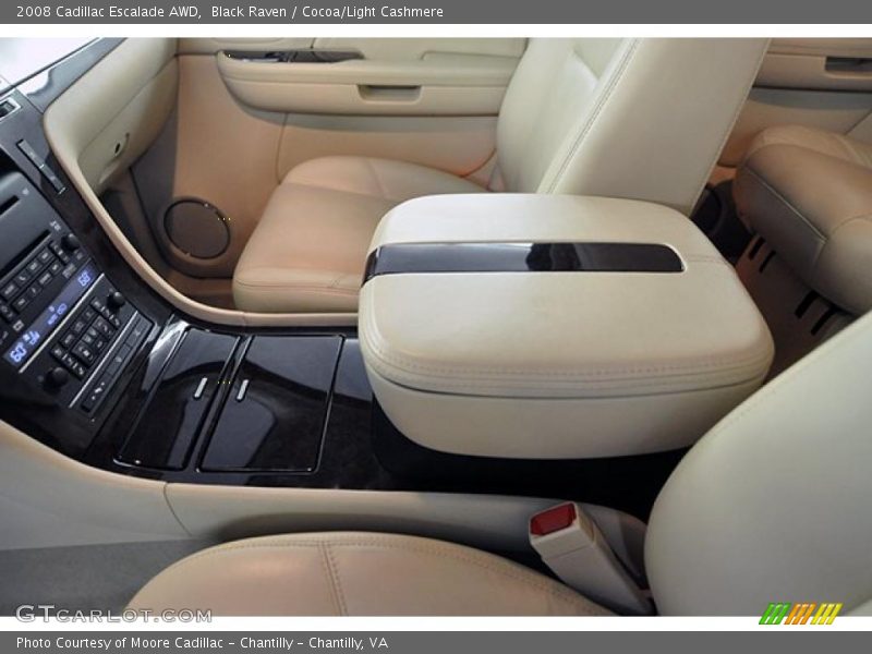 Black Raven / Cocoa/Light Cashmere 2008 Cadillac Escalade AWD