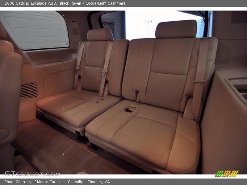 Black Raven / Cocoa/Light Cashmere 2008 Cadillac Escalade AWD
