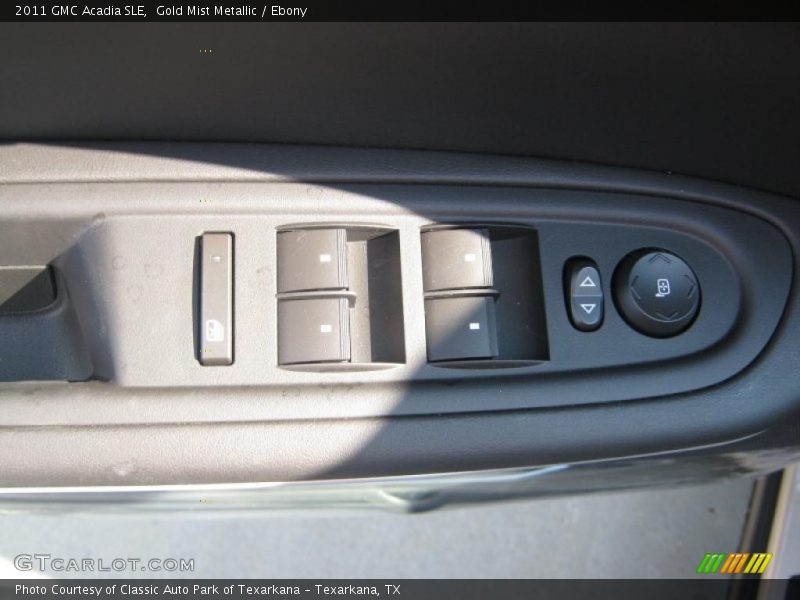 Gold Mist Metallic / Ebony 2011 GMC Acadia SLE