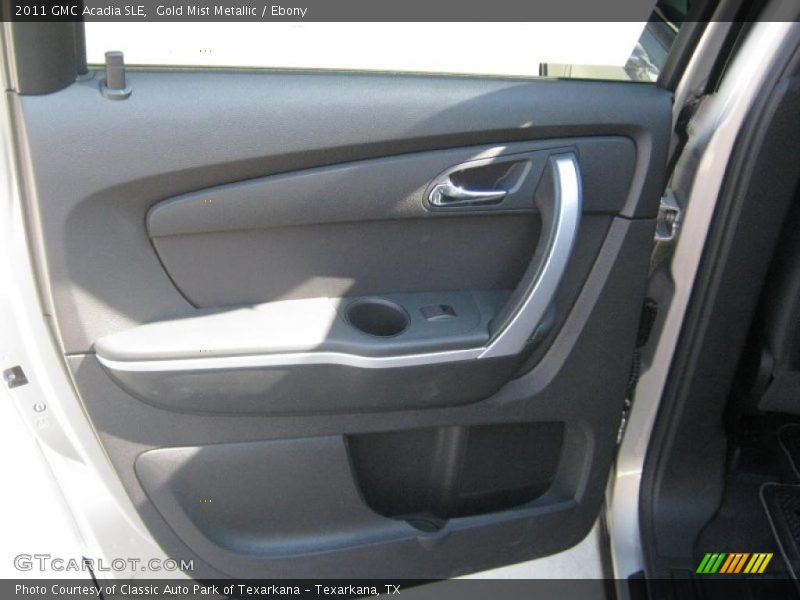 Gold Mist Metallic / Ebony 2011 GMC Acadia SLE