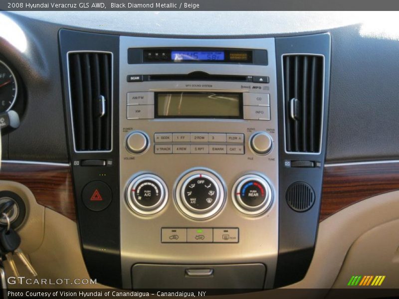 Controls of 2008 Veracruz GLS AWD