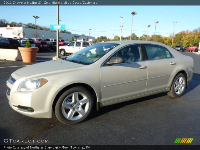 Gold Mist Metallic / Cocoa/Cashmere 2011 Chevrolet Malibu LS