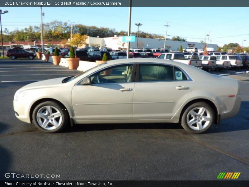 Gold Mist Metallic / Cocoa/Cashmere 2011 Chevrolet Malibu LS