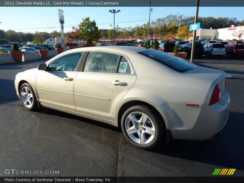 Gold Mist Metallic / Cocoa/Cashmere 2011 Chevrolet Malibu LS