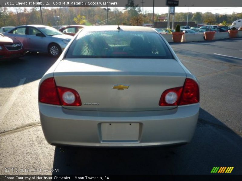 Gold Mist Metallic / Cocoa/Cashmere 2011 Chevrolet Malibu LS