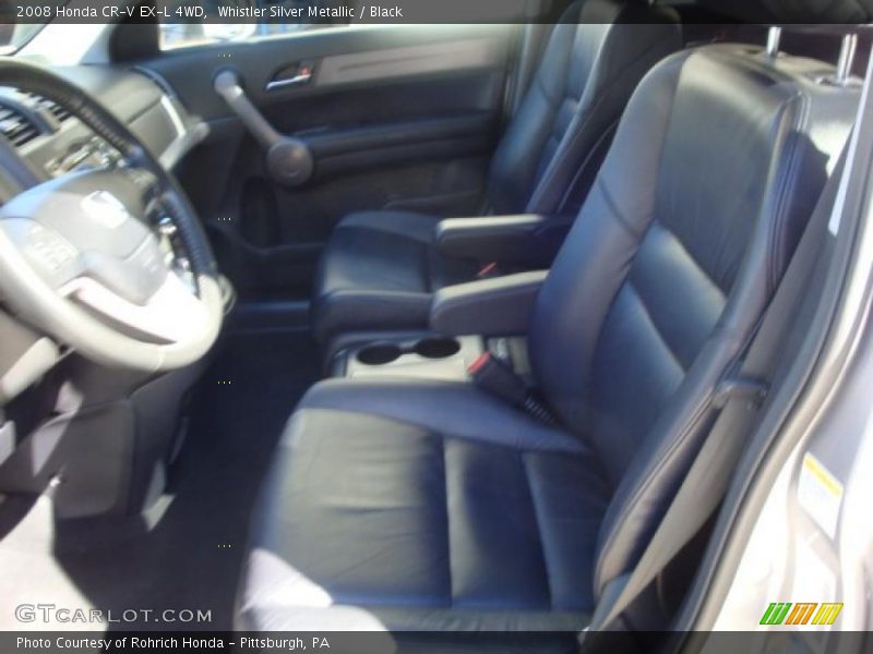 Whistler Silver Metallic / Black 2008 Honda CR-V EX-L 4WD