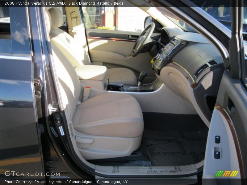  2008 Veracruz GLS AWD Beige Interior