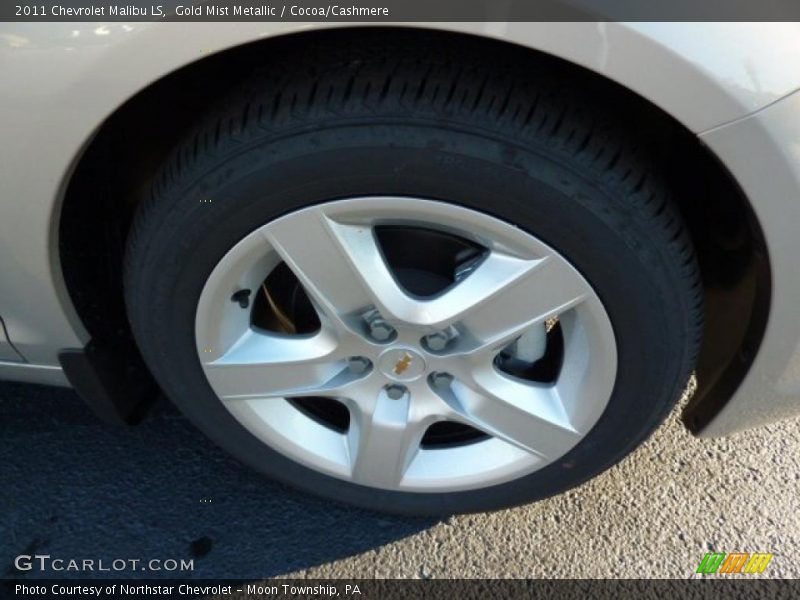 Gold Mist Metallic / Cocoa/Cashmere 2011 Chevrolet Malibu LS