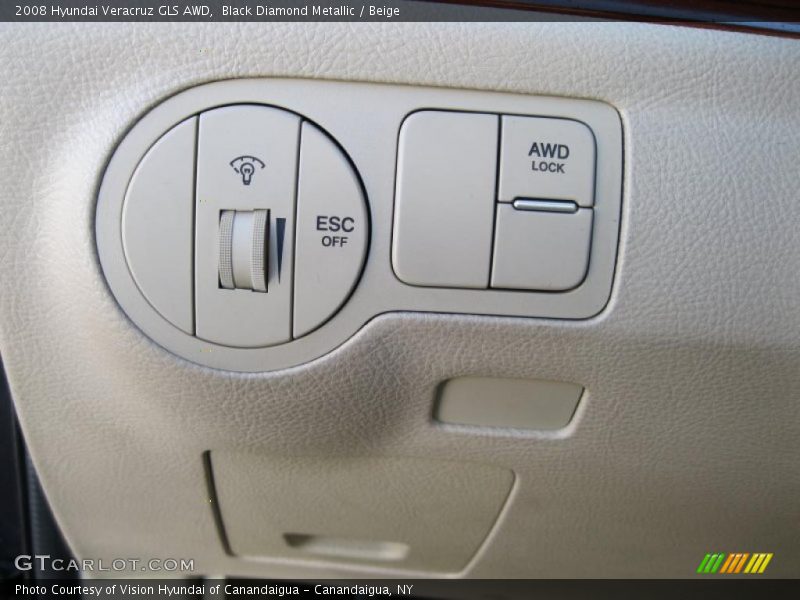 Controls of 2008 Veracruz GLS AWD