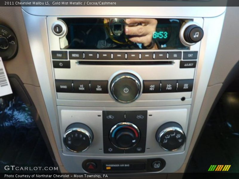 Gold Mist Metallic / Cocoa/Cashmere 2011 Chevrolet Malibu LS