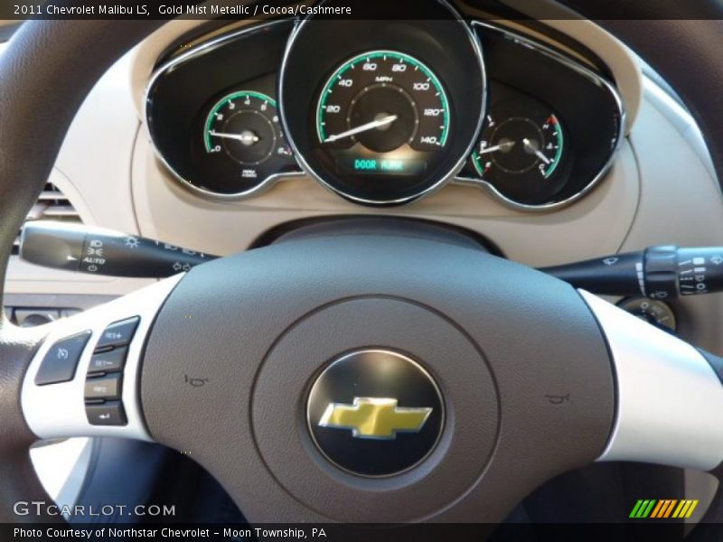 Gold Mist Metallic / Cocoa/Cashmere 2011 Chevrolet Malibu LS