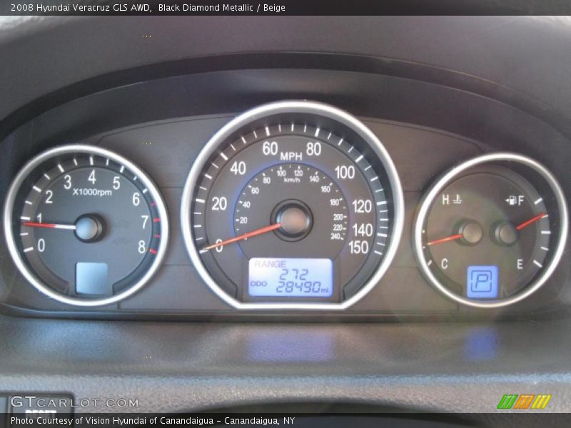  2008 Veracruz GLS AWD GLS AWD Gauges