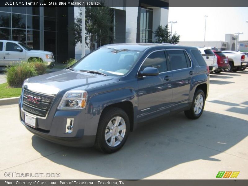Steel Blue Metallic / Jet Black 2011 GMC Terrain SLE