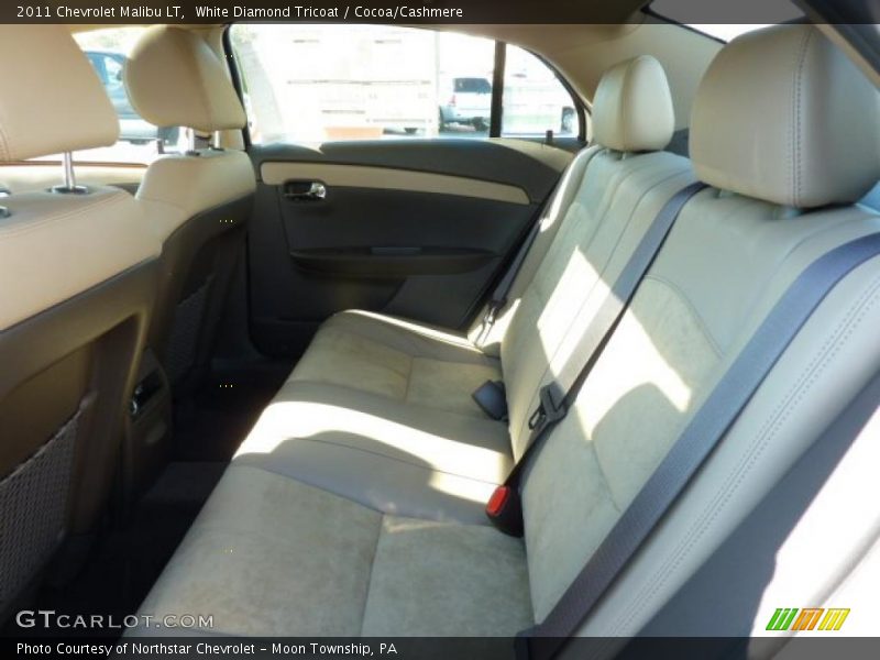 White Diamond Tricoat / Cocoa/Cashmere 2011 Chevrolet Malibu LT