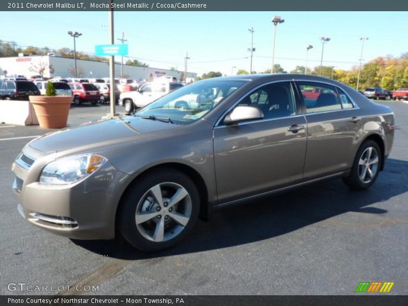 Mocha Steel Metallic / Cocoa/Cashmere 2011 Chevrolet Malibu LT