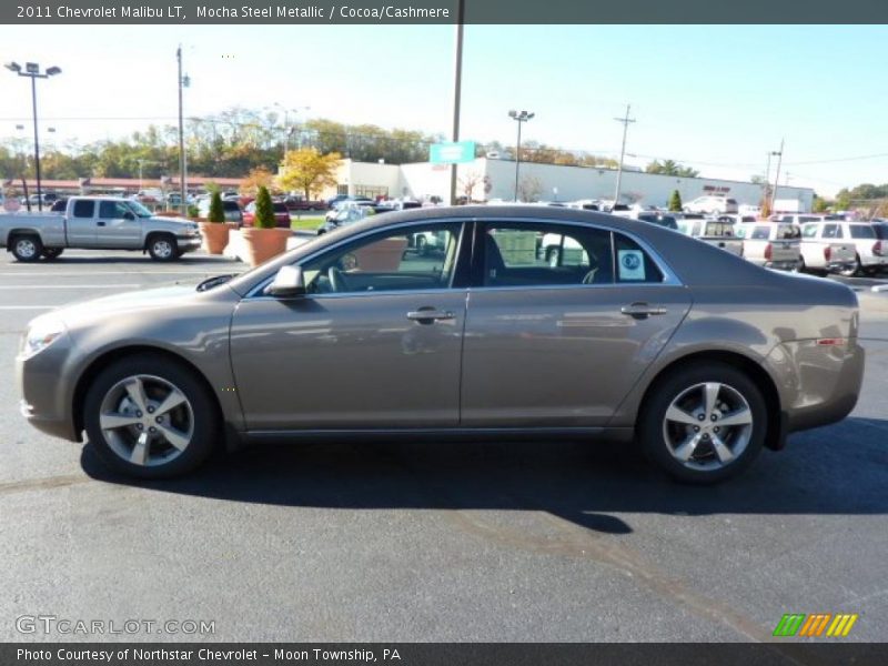 Mocha Steel Metallic / Cocoa/Cashmere 2011 Chevrolet Malibu LT