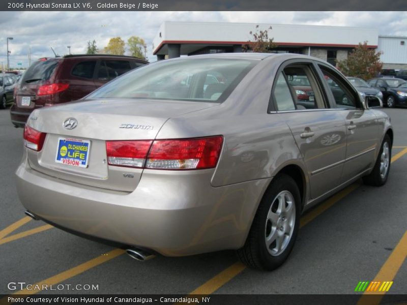 Golden Beige / Beige 2006 Hyundai Sonata LX V6