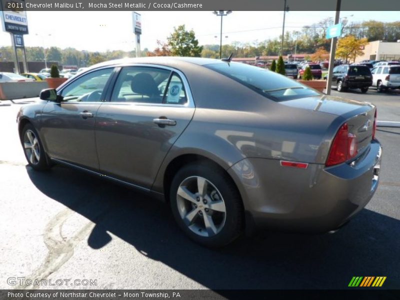 Mocha Steel Metallic / Cocoa/Cashmere 2011 Chevrolet Malibu LT