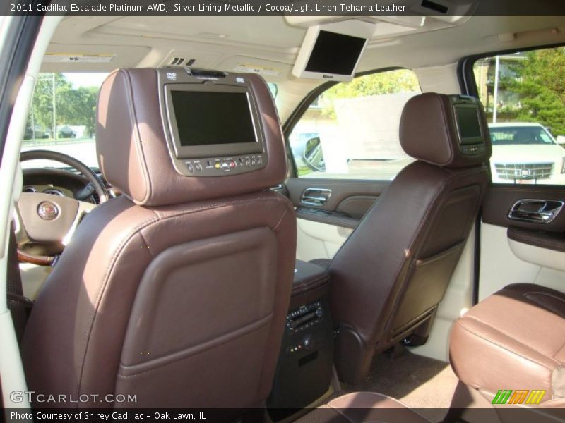  2011 Escalade Platinum AWD Cocoa/Light Linen Tehama Leather Interior