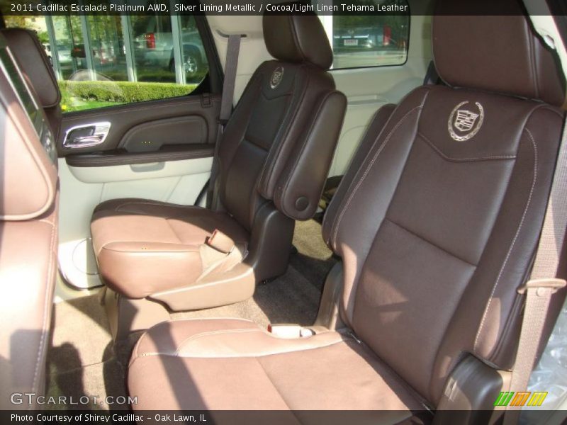  2011 Escalade Platinum AWD Cocoa/Light Linen Tehama Leather Interior