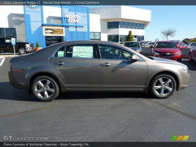 Mocha Steel Metallic / Cocoa/Cashmere 2011 Chevrolet Malibu LT