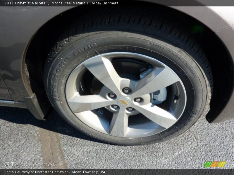Mocha Steel Metallic / Cocoa/Cashmere 2011 Chevrolet Malibu LT